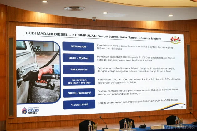 Budi Diesel — senarai soalan lazim berkaitan harga bersubsidi baru RM2.10 seliter bermula 1 Julai 2026
