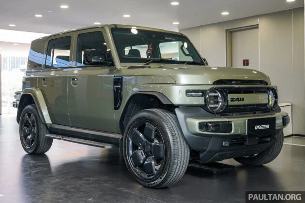 iCaur V23 CKD di Malaysia – cuma AWD, 211 PS, jarak gerak NEDC 430 km, spesifikasi sama CBU, RM133k