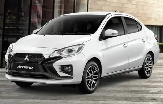 Mitsubishi Attrage facelift 2026 dilancar di Thailand – bampar hadapan rekaan baharu, RM69k-RM76k