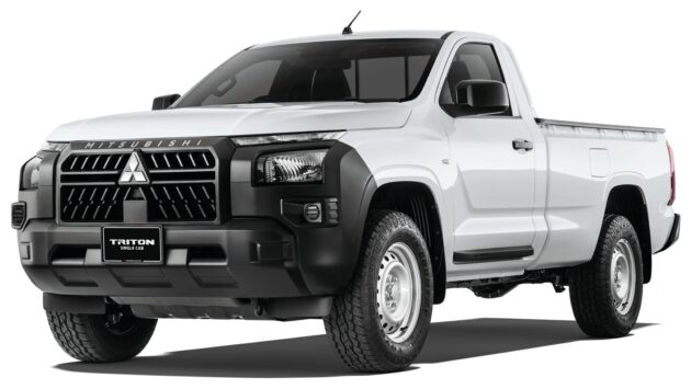 Mitsubishi Triton Single Cab AT dilancar di Malaysia — auto enam-kelajuan, sensor undur, rear diff-lock, RM108k