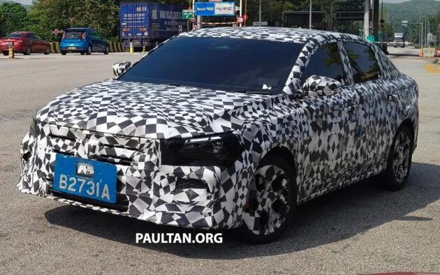 Proton S70 MC2 Turbo facelift di lihat lagi diuji – lampu depan smoked, gril baru, rim aloi ala-BBS, brek merah
