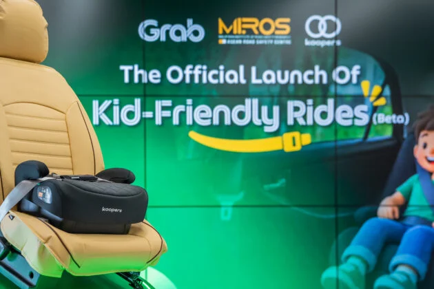 Grab Malaysia lancar ciri Kid-Friendly Rides Beta untuk e-Hailing; tempat duduk khas kanak-kanak tersedia