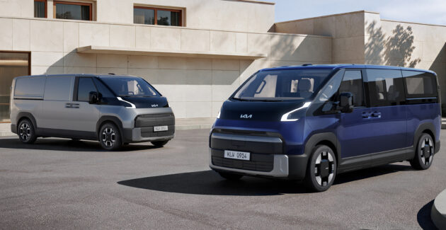 Kia PV7 2027 didedah – Van EV 272 PS, versi Cargo dan Pasengger, sehingga 460 km WLTP dan 11-tempat duduk