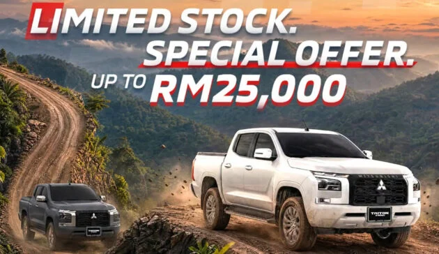 Mitsubishi Motors Malaysia tawar ganjaran RM25k untuk Triton AT Premium, termasuk sokongan diesel RM18k