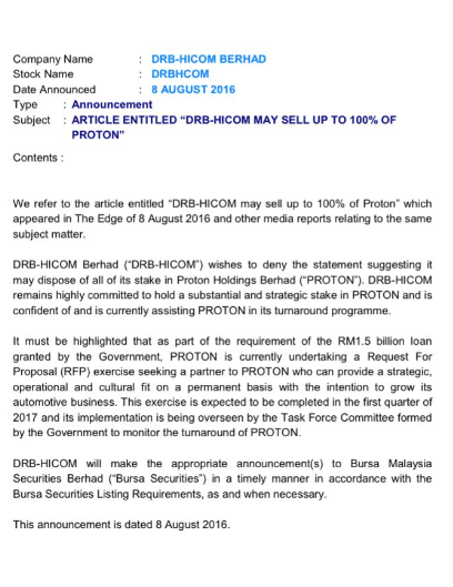 DRB-Hicom_Statement_deny_sell_Proton