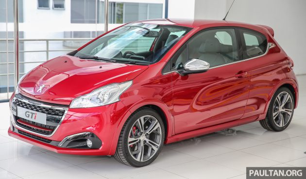 Peugeot 208 GTi 小改款本地正式发布，售价RM144k。