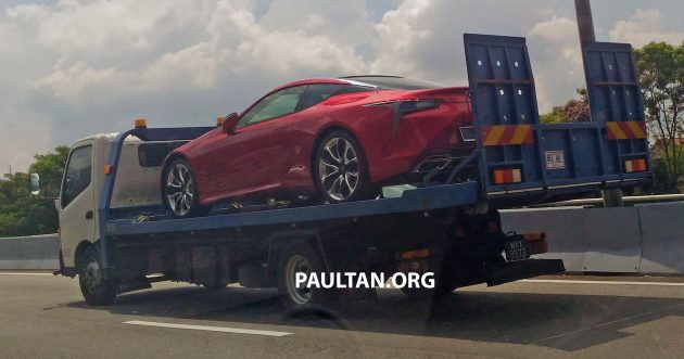 Lexus LC 500 现身拖车罗里上,发布日期近在眉睫?