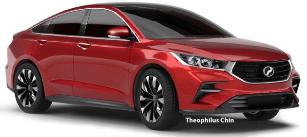 PS大神出手, Daihatsu DN F-Sedan 挂上 Perodua 厂徽!