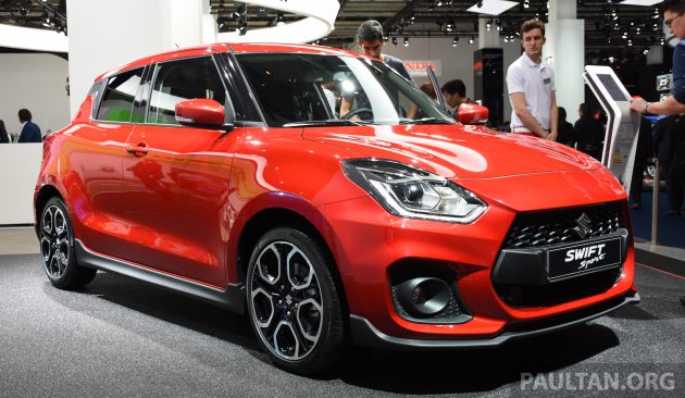 法兰克福车展: 全新 Suzuki Swift Sport 发布, 只重970kg !