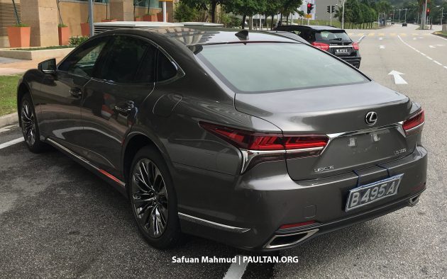 全新 Lexus LS 500 本地上市前现身布城JPJ总部外被抓拍