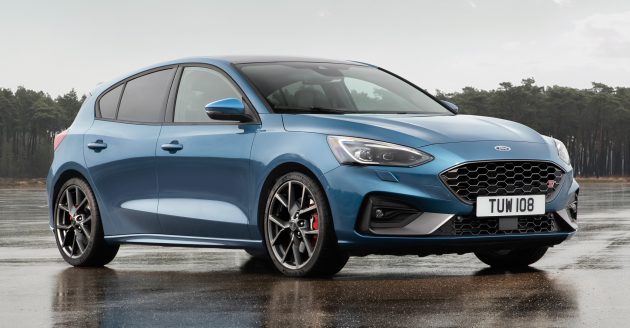 2019 Ford Focus ST Mk4 官图发布,提供汽柴油两种动力,2.3双涡流涡轮增压引擎最大输出达276 hp/430 Nm