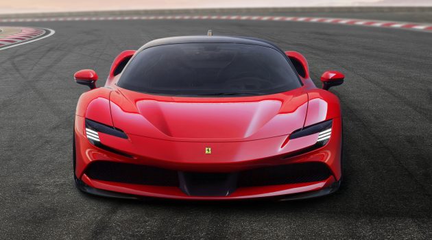 法拉利首款插电混动超跑诞生！Ferrari SF90 Stradale － 3.9升V8引擎＋三具电动马达，1,000匹马力，2.5秒破百！