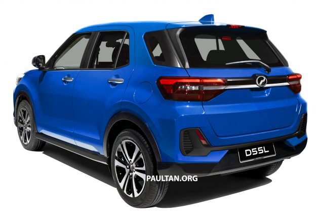 基于Daihatsu 全新入门级SUV P图而成, Perodua D55L !