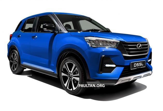 Perodua 宣布开发预订, D55L SUV 三个等级从6.25万起