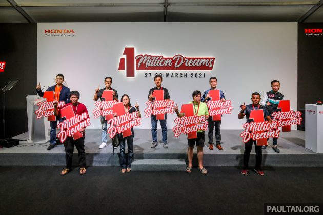 Honda 1 Million Dreams 百万美梦决选！特别版 Jazz、Civic、Accord、CR-V 得奖者公布；其余下个月再续！