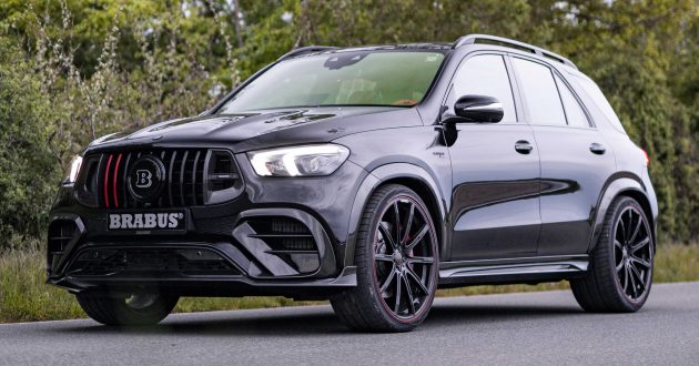 基于 Mercedes-AMG GLE 63 升级改造的另一款 Brabus 800, 4.0L V8 800hp/1,000Nm, 0-100km/h只需3.4秒