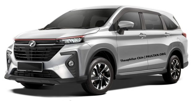 全新 Perodua Alza 假想图, 基于全新 Toyota Avanza 绘制