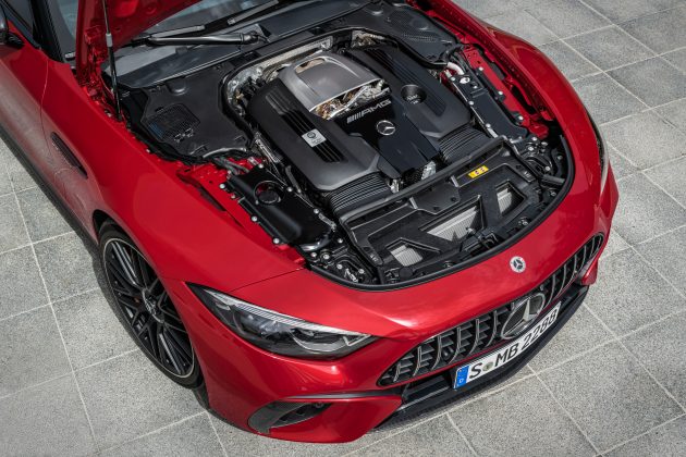 全新 Mercedes-AMG SL 系列全球首发, 全系标配V8引擎