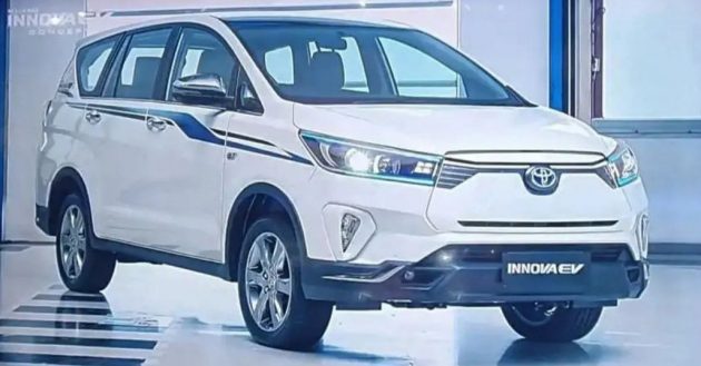 Toyota Innova EV 概念车亮相印尼车展, 纯电版本的MPV