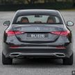 完整对比图集: W206 Mercedes-Benz C 200 Avantgarde vs C 300 AMG Line 进口版新车实拍, 售价28.8万与33万