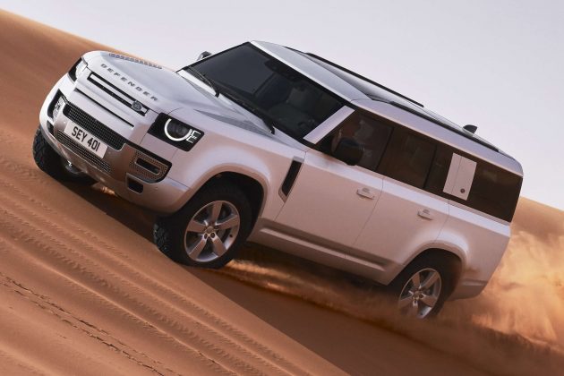 2023 Land Rover Defender 130 首发, 八座版本车身更长