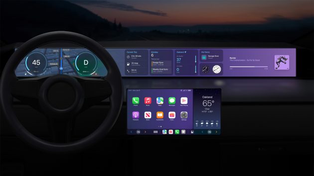 苹果发布全新版本 Apple CarPlay , 支持多个荧幕同时联动