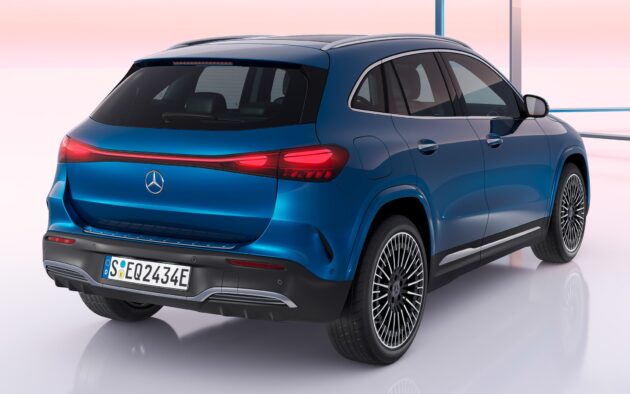 Mercedes-EQA 纯电SUV小改款发布, 外型动力与配备小改