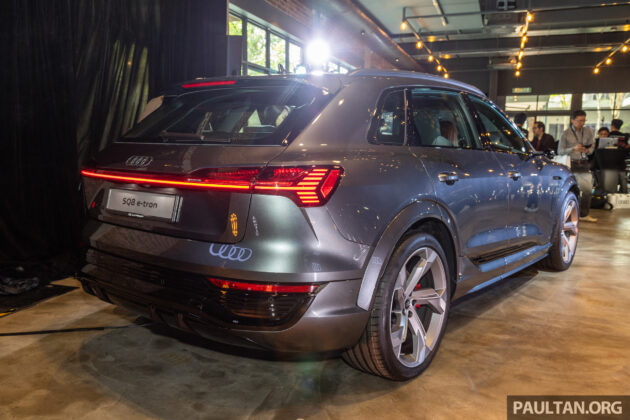 Audi SQ8 e-tron 与 SQ8 Sportback e-tron 纯电性能SUV本地发布, 续航最长471公里, 4.5秒破百, 价格从52万令吉起