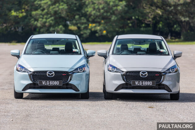新车实拍: 2024 Mazda 2 1.5 High Sedan 与 Hatchback 小改款, 仅单一等级, 外观小改+配备小幅升级, 售价10.9万