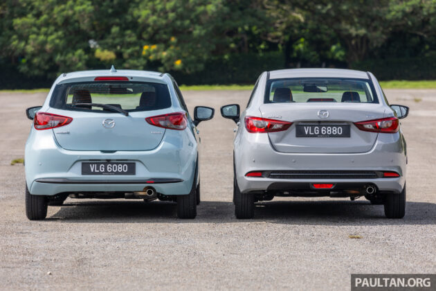 新车实拍: 2024 Mazda 2 1.5 High Sedan 与 Hatchback 小改款, 仅单一等级, 外观小改+配备小幅升级, 售价10.9万