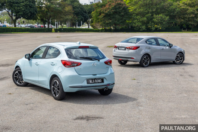 新车实拍: 2024 Mazda 2 1.5 High Sedan 与 Hatchback 小改款, 仅单一等级, 外观小改+配备小幅升级, 售价10.9万