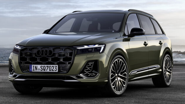 2024 Audi Q7 与 SQ7 二度小改款, 有汽油或柴油引擎可选