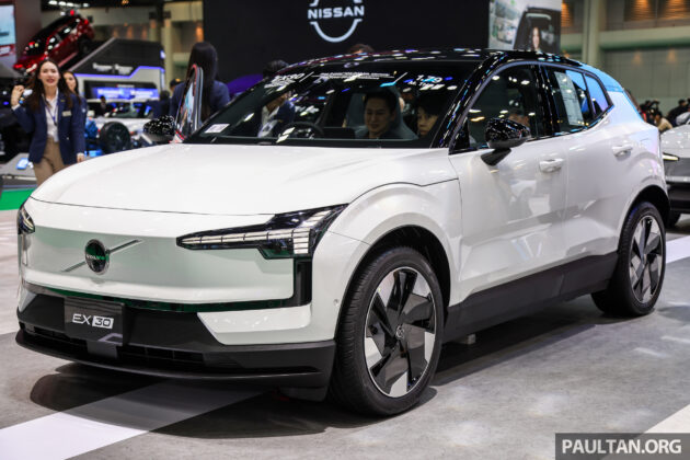 Volvo EX30 EV 亮相曼谷车展, 分标准与性能三个版本, 最快3.6秒破百, 续航里程最长480公里, 原厂确认即将引进大马