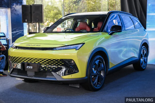 北汽 BAIC X55 C-Segment SUV开放预订, 搭载1.5T四缸引擎, 分Standard与Premium两个等级, 预估价12至15万令吉