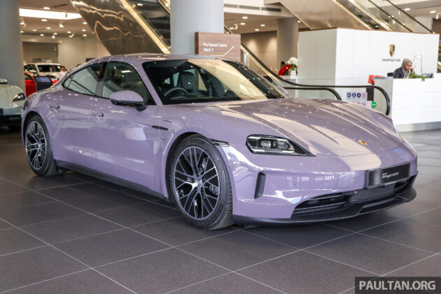 2024 Porsche Taycan 小改款陈列室实拍: 共八个车型与等级可选, 最大马力1,034匹, 最快2.2秒破百, 售价从57.5万起
