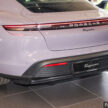 2024 Porsche Taycan 小改款陈列室实拍: 共八个车型与等级可选, 最大马力1,034匹, 最快2.2秒破百, 售价从57.5万起