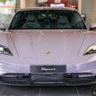 2024 Porsche Taycan 小改款陈列室实拍: 共八个车型与等级可选, 最大马力1,034匹, 最快2.2秒破百, 售价从57.5万起