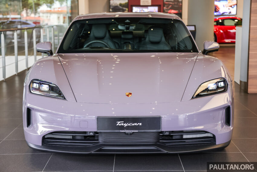2024 Porsche Taycan 小改款陈列室实拍: 共八个车型与等级可选, 最大马力1,034匹, 最快2.2秒破百, 售价从57.5万起 267459