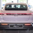 2024 Porsche Taycan 小改款陈列室实拍: 共八个车型与等级可选, 最大马力1,034匹, 最快2.2秒破百, 售价从57.5万起