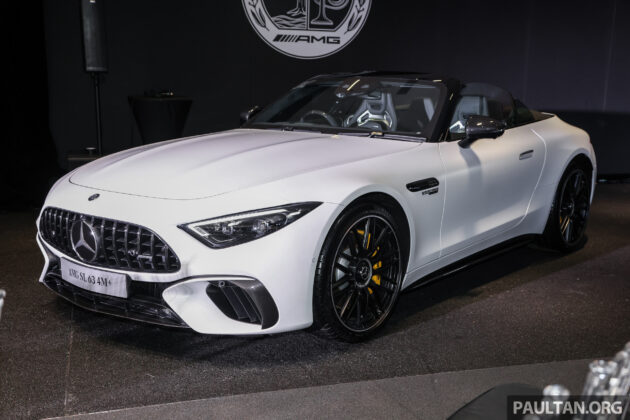 2024 Mercedes-AMG SL 63 4Matic+ 本地开卖, 4.0L V8双涡轮引擎, 3.6秒破百, 极速可达315km/h, 官方售价190万!