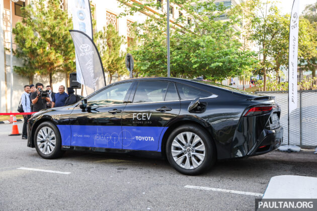 政府将向西马引进少量 Toyota Mirai 与移动式氢燃料站作测试用途, 目标在2050年达致与纯电动车及燃油车同等销量