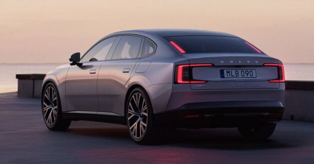 Volvo ES90 全球首发, 品牌旗舰纯电四门房车, 最长续航700公里, 最快4秒破百, 800V电动架构, 20分钟充电至80%