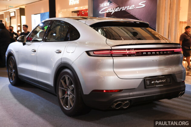 2025 Porsche Cayenne S E-Hybrid Coupé 本地正式发布, 3.0L V6引擎+PHEV系统, 纯电续航里程90公里, 售价72.8万
