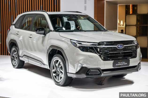 2025 Subaru Forester 大改款登陆印尼市场, 仅提供2.5L四缸水平对卧NA汽油引擎搭配CVT变速箱, 要价19万令吉