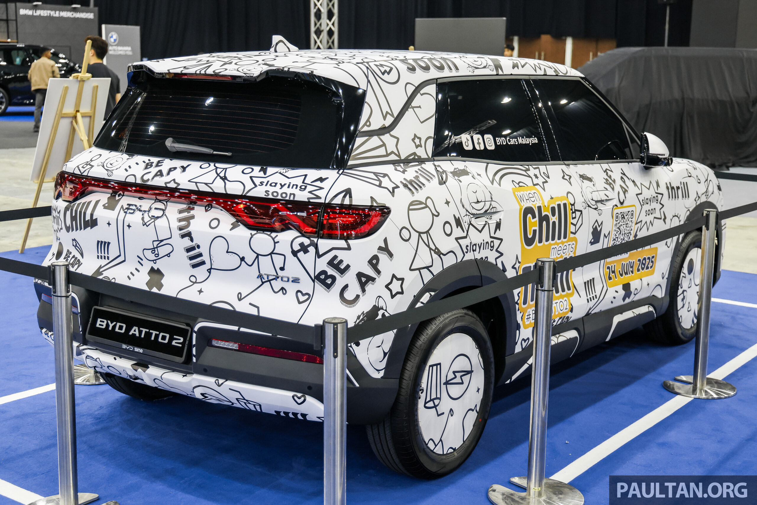 本地首秀！BYD Atto 2 于 PACE 2025 展销活动亮相，B-Segment 纯电SUV，350公里续航里程，下周四正式发布