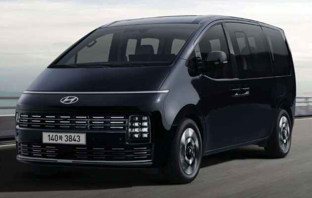 Hyundai Staria 小改款韩国首发, 取消柴油引擎版本,1.6T Hybrid油电混动或液化石油燃料引擎可选, 内装改变幅度大
