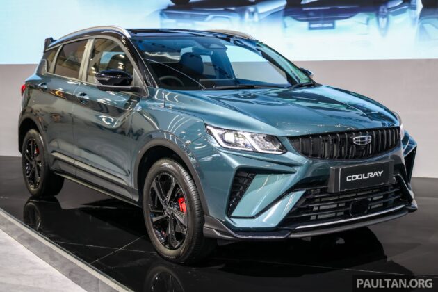 吉利 Geely Coolray 登陆印尼市场, Proton X50 的孪生车款, 采用旧款 X50 外观设计搭配新款的内装, 售价7.5万令吉起