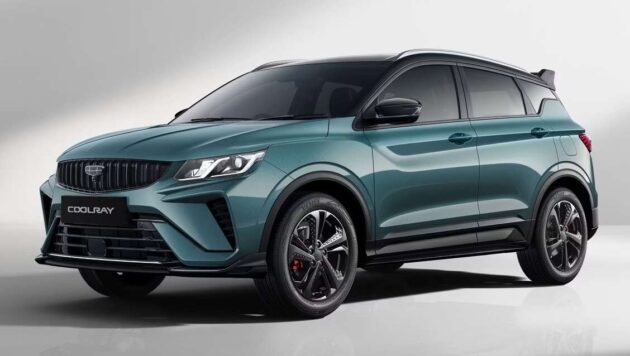 吉利 Geely Coolray 即将登陆印尼市场, 采用我国小改款 Proton X50 的内装搭配该款前的外观设计, 本月29日发布
