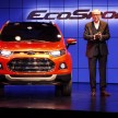Ford EcoSport SUV debuts in Delhi Auto Expo – global offering to eventually enter around 100 markets