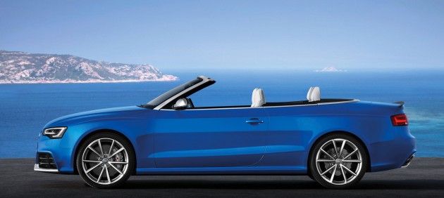 Audi RS 5 Cabriolet unveiled to the world via Internet